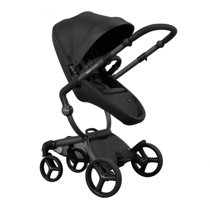 Прогулянкова коляска Mima Xari Max black шасі Black стартовий набір Black