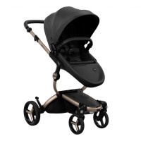Прогулянкова коляска Mima Xari Max black шасі Champagne стартовий набір Black