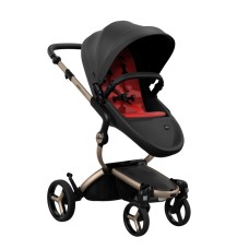Stroller Mima Xari Max black chassis Champagne starter pack Ruby Red