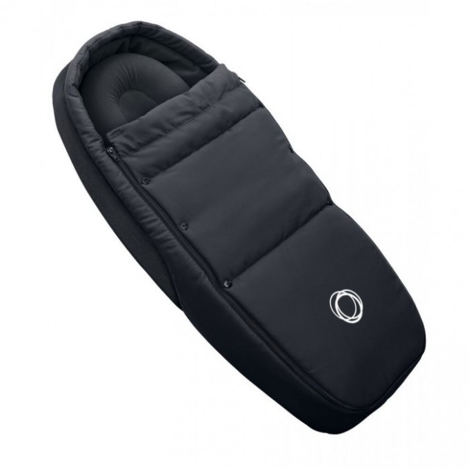 Soft carrycot-cocoon for a stroller Bee / Ant black