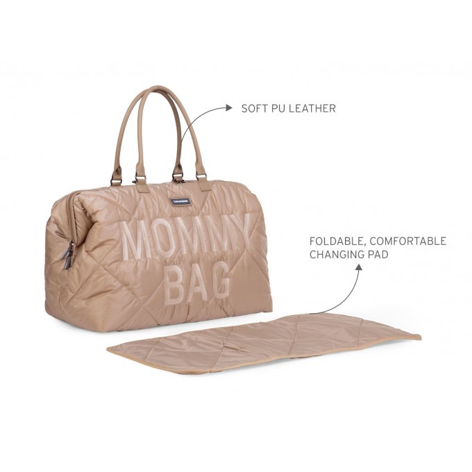 Сумка Childhome Mommy bag puffered beige