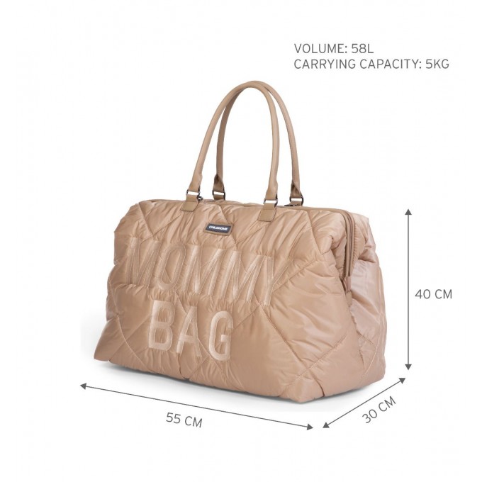 Сумка Childhome Mommy bag puffered beige