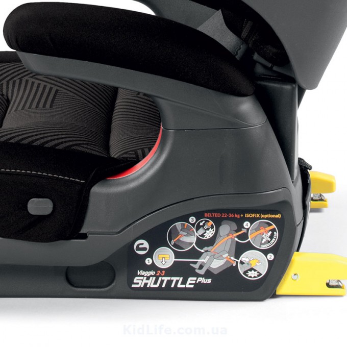 Car Seat Peg-Perego Viaggio 2-3 Shuttle Plus graphite