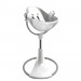Bloom стульчик для кормления Fresco White (без вкладиша)+Bloom набор вкладышей Fresco lunar silver