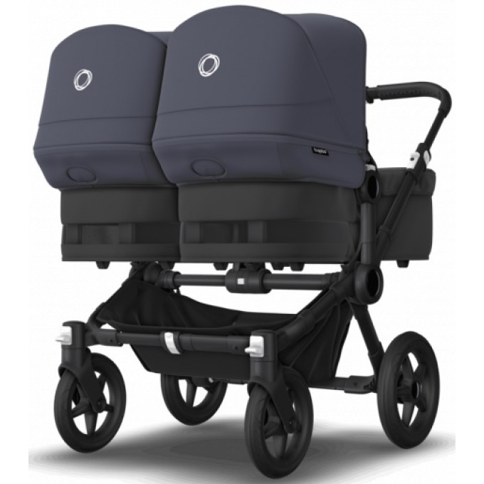 Bugaboo Donkey 5 Twin stroller 2 in 1 black/black/stormy blue