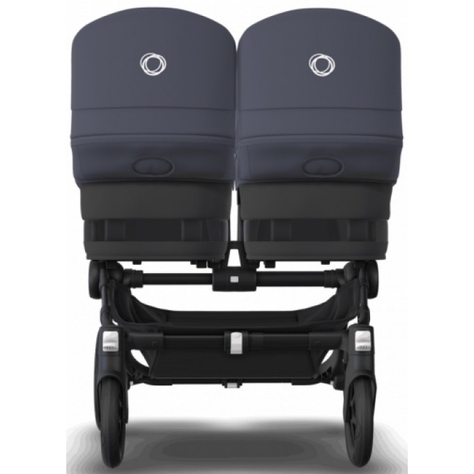 Bugaboo Donkey 5 Twin коляска для двойни 2 в 1 black/black/stormy blue