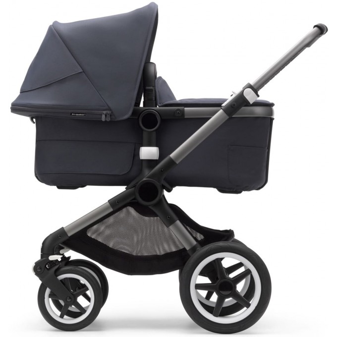 Bugaboo Fox 3 graphite/stormy blue коляска 2 в 1 шасі Alu