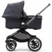 Bugaboo Fox 3 graphite/stormy blue stroller 2 in 1 alu chassis