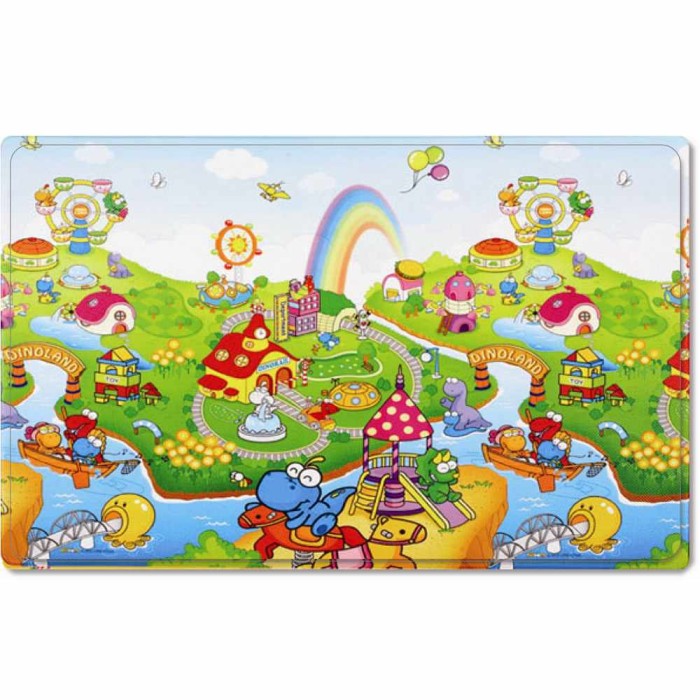 Розвиваючий килимок Dwinguler Dino Land 2300х1400х15 мм для дітей та немовлят
