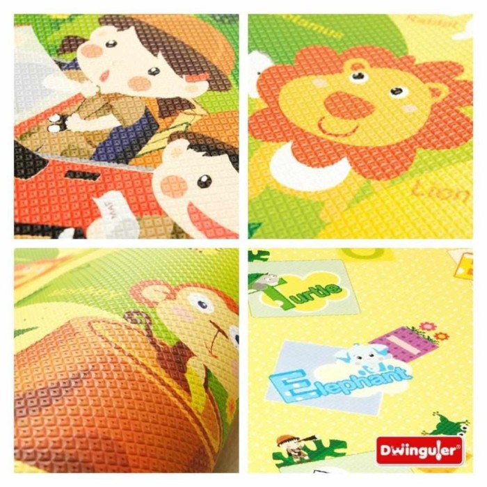 Розвиваючий килимок Dwinguler Dino Land 2300х1400х15 мм для дітей та немовлят
