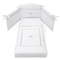Erbesi Bubu White Bedding Set