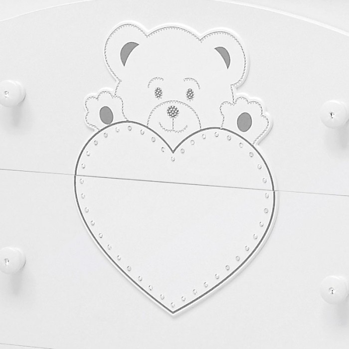 Erbesi Cucciolo white сhanging table dresser