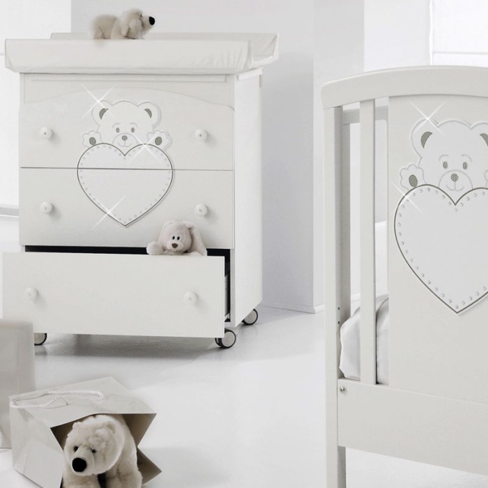 Erbesi Cucciolo white сhanging table dresser