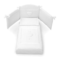 Erbesi Dolce White Bedding Set