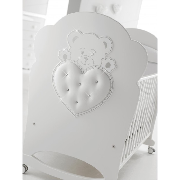 Erbesi Elite white bed