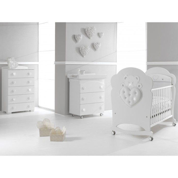 Erbesi Elite white bed