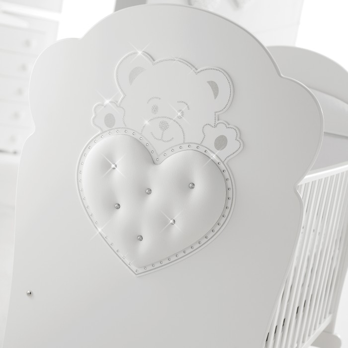 Children's bed Erbesi Elite white