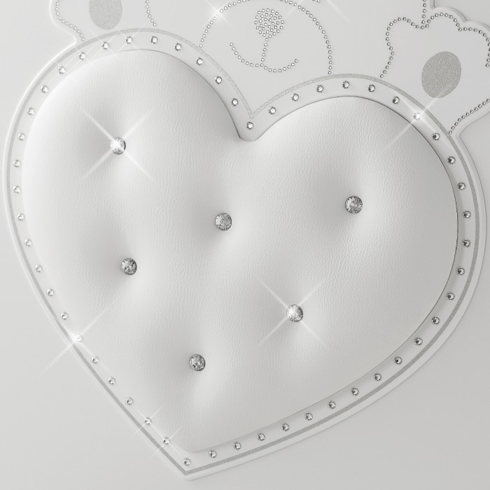 Children's bed Erbesi Elite white