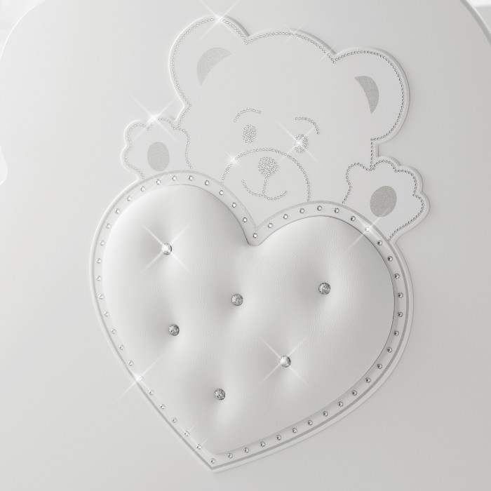 Children's bed Erbesi Elite white