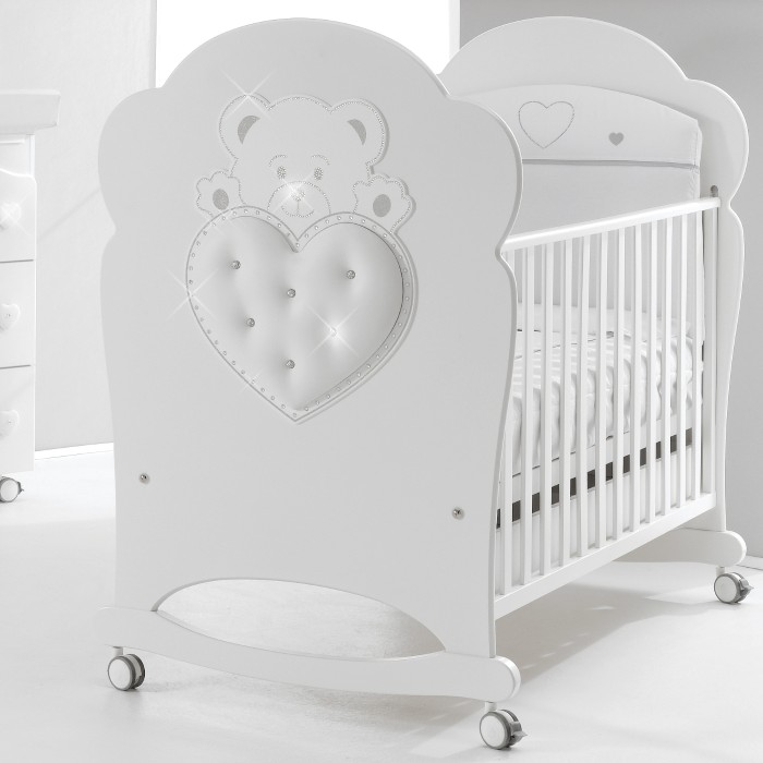 Children's bed Erbesi Elite white
