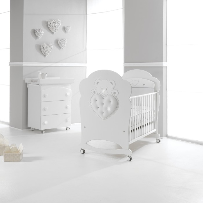 Children's bed Erbesi Elite white
