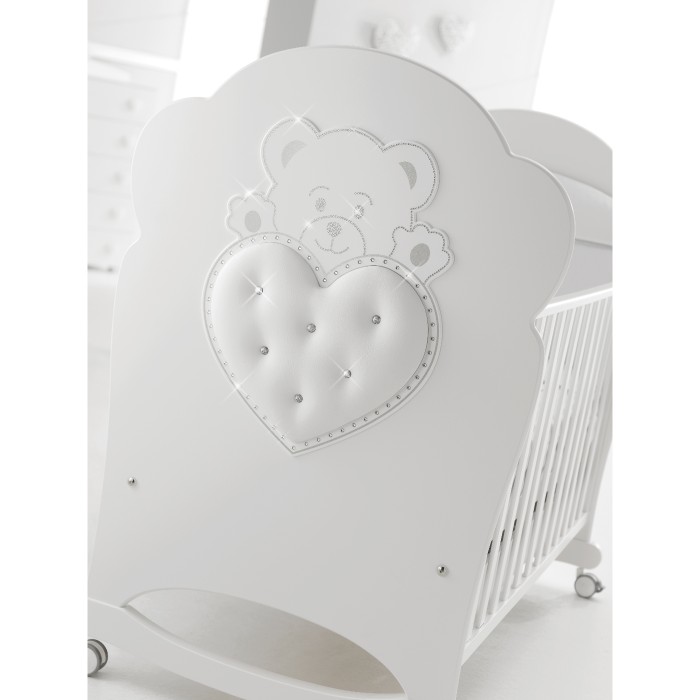 Children's bed Erbesi Elite white