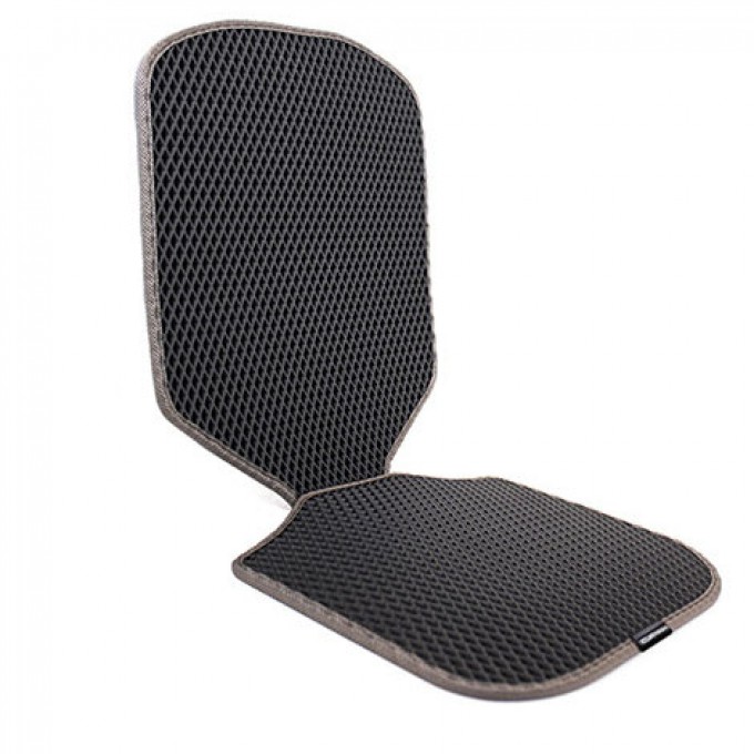 Protective mat for car seat, gray with gray edging