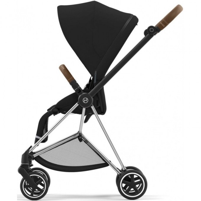 Stroller Cybex Mios 4.0 Onyx Black chassis Chrome Brown