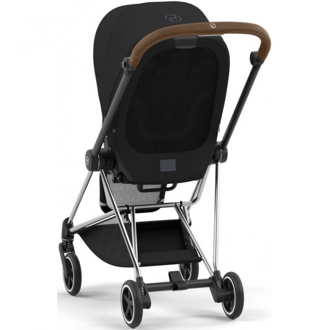 Stroller Cybex Mios 4.0 2 in 1 Deep Black chassis Chrome Brown