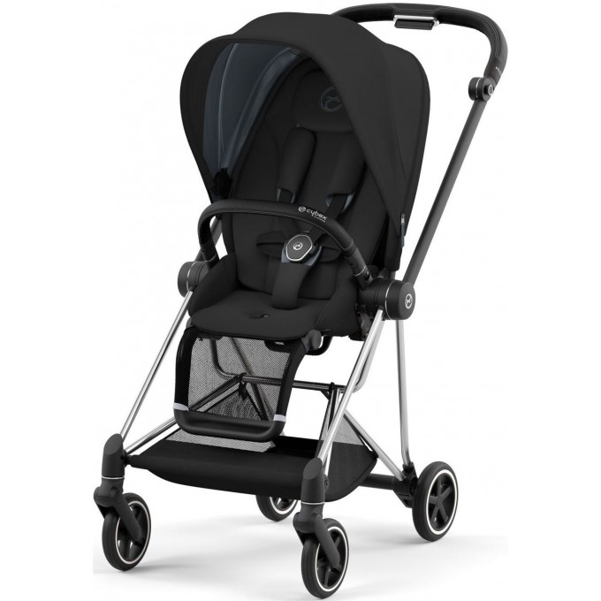 Stroller Cybex Mios 4.0 2 in 1 Deep Black chassis Chrome Black