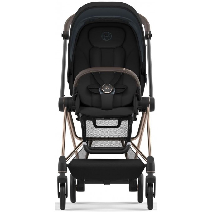 Stroller Cybex Mios 4.0 Onyx Black chassis Rosegold