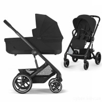 Коляска Cybex Balios S Lux 2 в 1 Moon Black