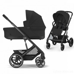 Stroller Cybex Balios S Lux 2 in 1 Moon Black