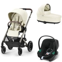 Stroller Cybex Balios S Lux Aton B2 i-Size 3 в 1 Lava Grey