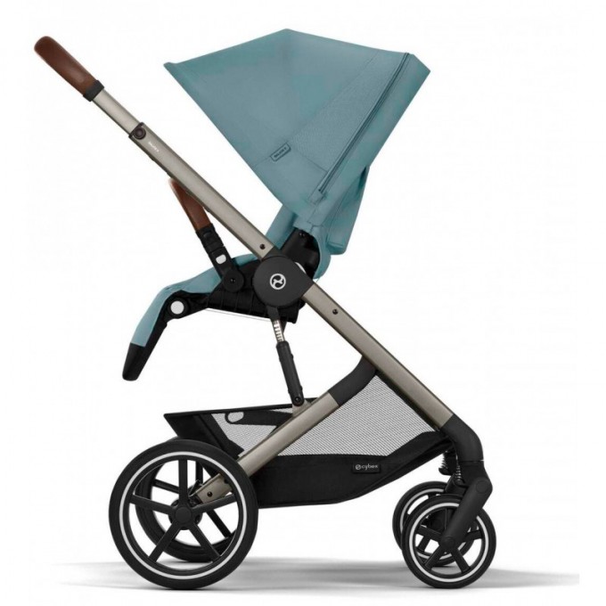 Stroller Cybex Balios S Lux Taupe 2 in 1 Stormy Blue