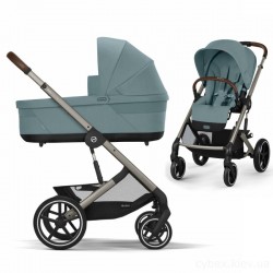 Stroller Cybex Balios S Lux Taupe 2 in 1 Stormy Blue