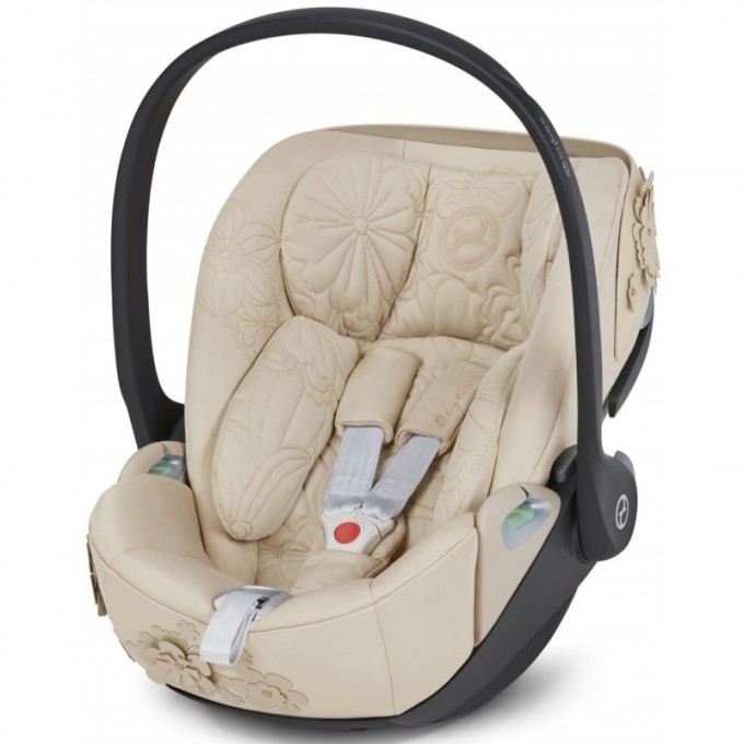 Автокрісло Cybex Cloud T i-Size Simply Flowers Beige