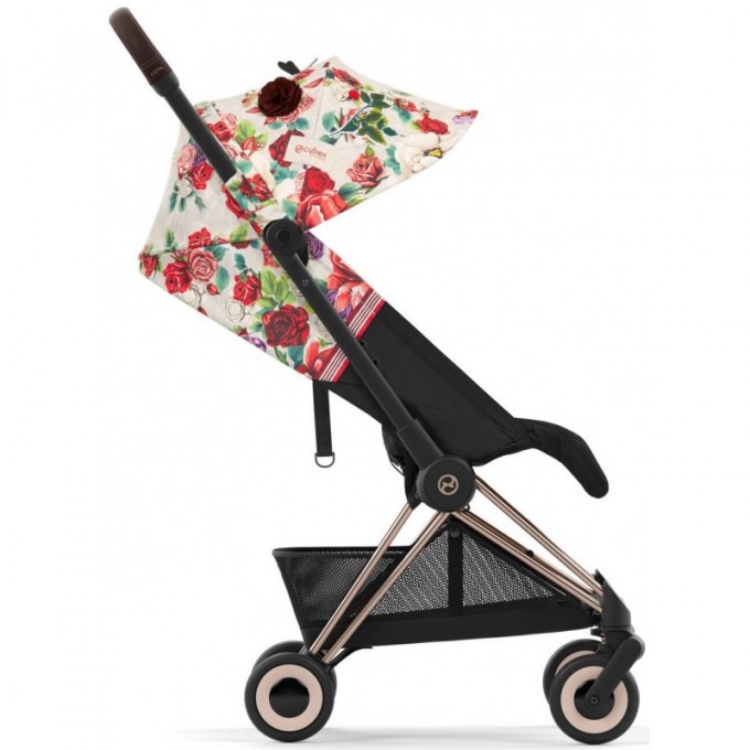 Cybex Coya Spring Blossom Light frame rosegold stroller