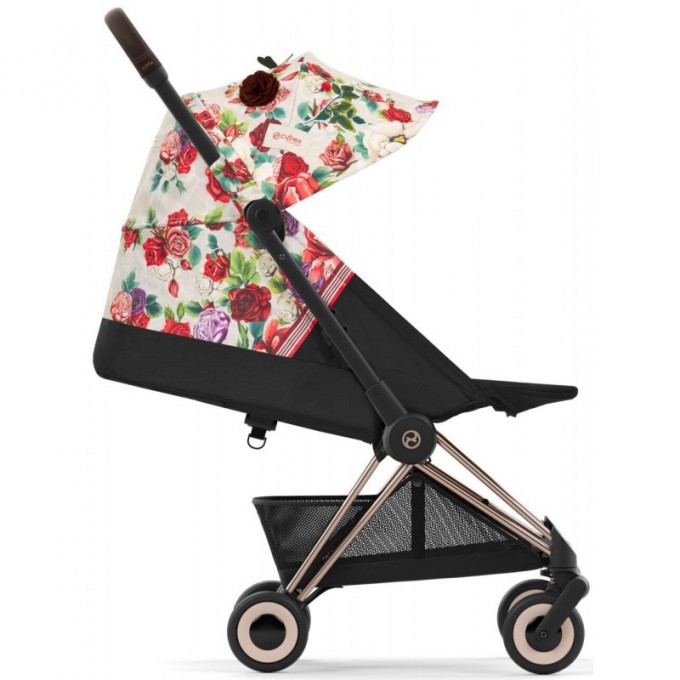 Cybex Coya Spring Blossom Light шасі rosegold коляска прогулянкова