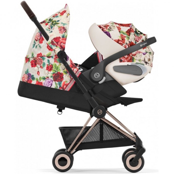 Cybex Coya Spring Blossom Light шасі rosegold коляска прогулянкова