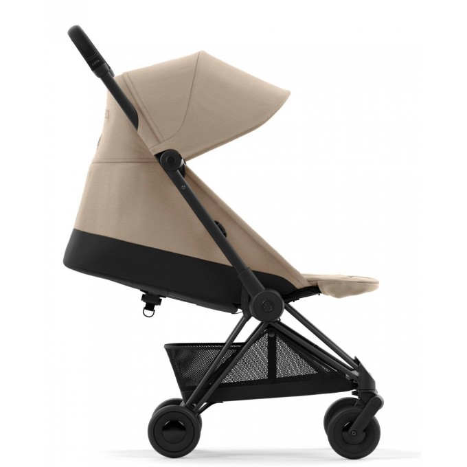 Cybex Coya Cozy Beige шасси matt black прогулочная коляска