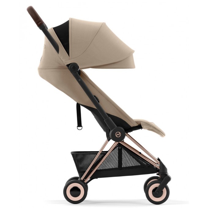 Cybex Coya Cozy Beige шасі rosegold прогулянкова коляска