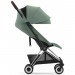 Cybex Coya Leaf Green шасі chrome brown прогулянкова коляска