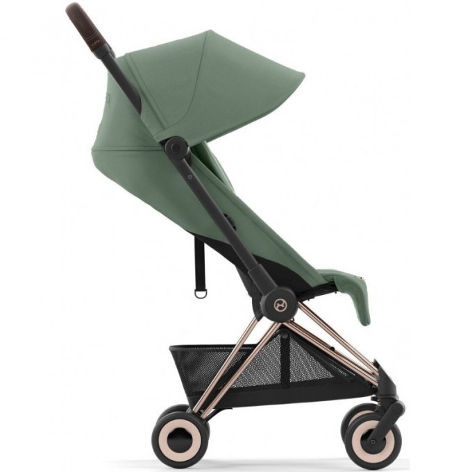 Cybex Coya Leaf Green шасі rosegold прогулянкова коляска