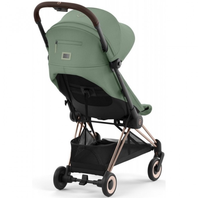 Cybex Coya Leaf Green шасі rosegold прогулянкова коляска