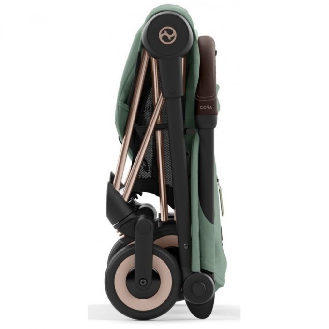 Cybex Coya Leaf Green шасі rosegold прогулянкова коляска