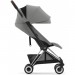 Cybex Coya Mirage Grey frame chrome brown stroller