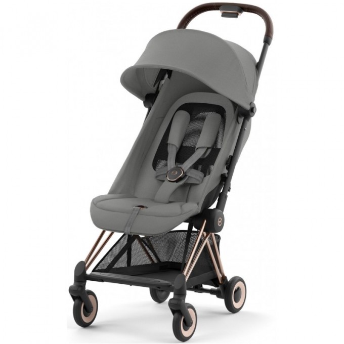 Cybex Coya Mirage Grey frame rosegold stroller