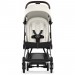 Cybex Coya Off White frame chrome brown stroller