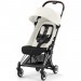 Cybex Coya Off White frame chrome brown stroller